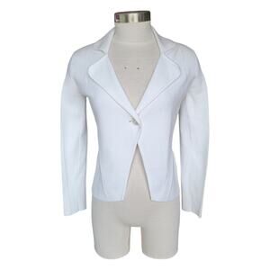 Cruciani Knit Sweater White 40 Small 4